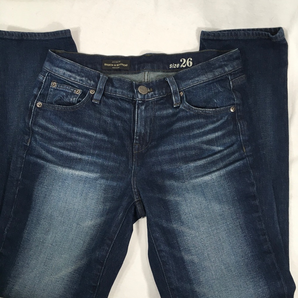 J.Crew Broken in Boyfriend Jeans